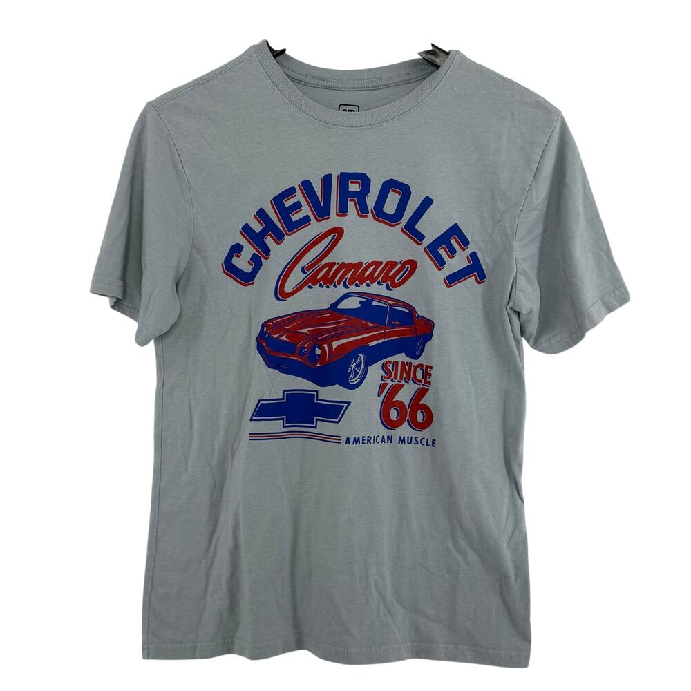 Chevrolet Camaro Graphic T-Shirt Youth XXL Gray Racing Car Tee